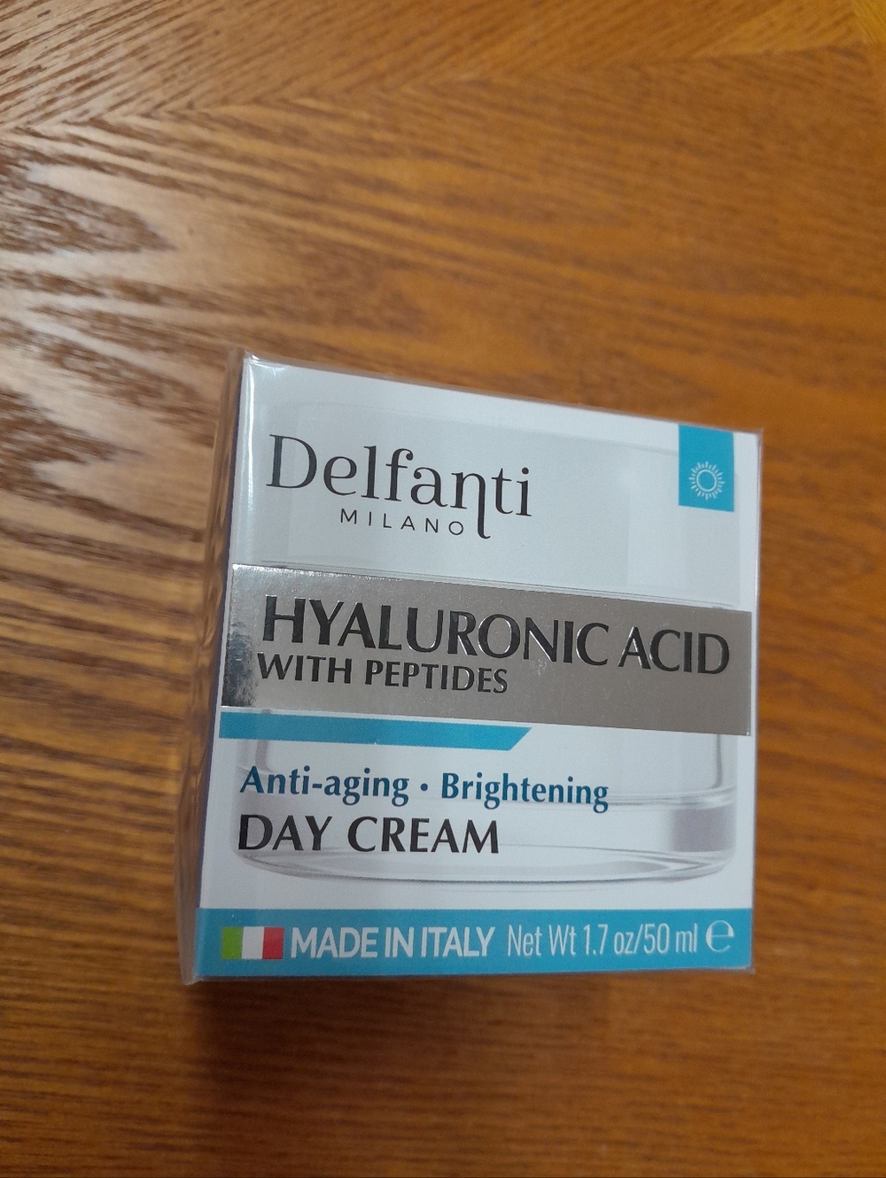 Hyaluronic Acid & Peptides Anti-aging Day Cream NWT Size:1.7oz Delfanti Milano